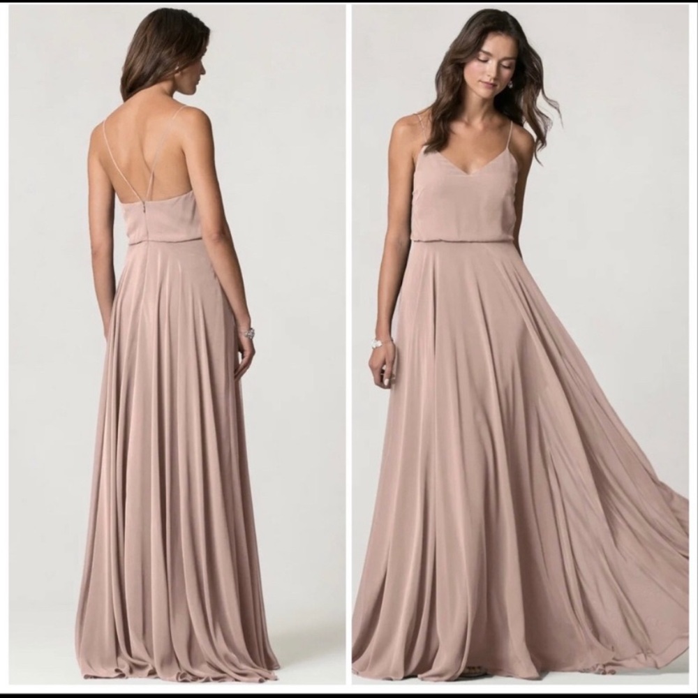 NWT Jenny Yoo Inesse Dress in Whipped Apricot